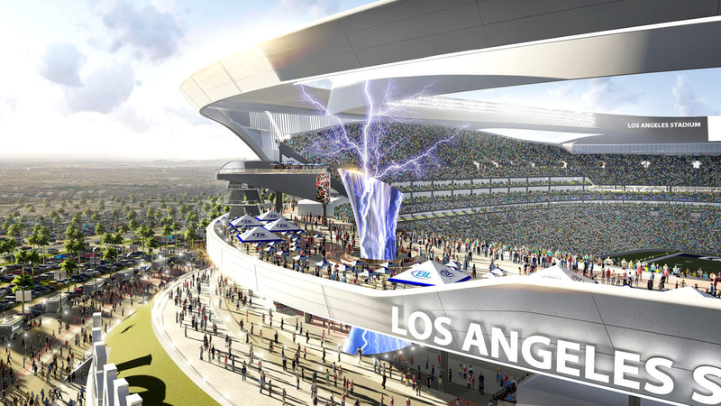 Illustration for article titled Proposed Los Angeles Stadium Would Feature An Al Davis Eternal Flame